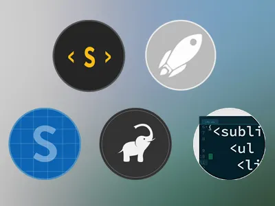 Flaticons Preview flat icon icon set icons ide launchpad mamp metro sublime