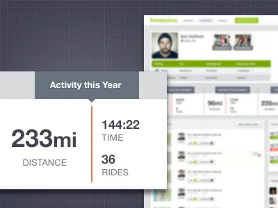 Stats UI activity stats ui user ux