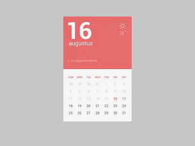 Calender Flat calender flat ui ux