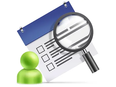 Personal electronic program guide epg green icon magnifier personal photoshop schedule tv