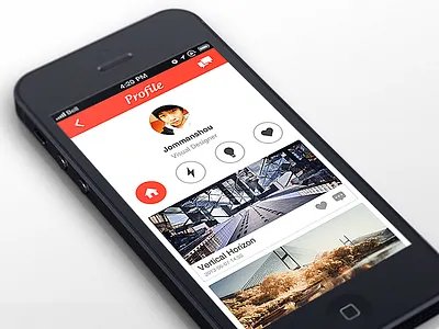 Profile Teatime app app ios iphone profile teatime ui