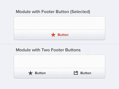 Module Stylesheet awkward buttons footer grey interface ios module simple stylesheet the bkry ui
