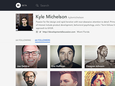 Instameet Profiles avatar beta cam clean profile web