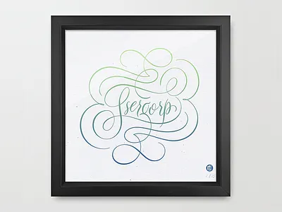 Ssergorp Print creative mornings lettering letterpress mockup personal print sapling press script speaking split fountain talk type typography