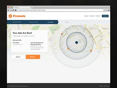 Step by Step bar map pin progress signup site steps web wizard