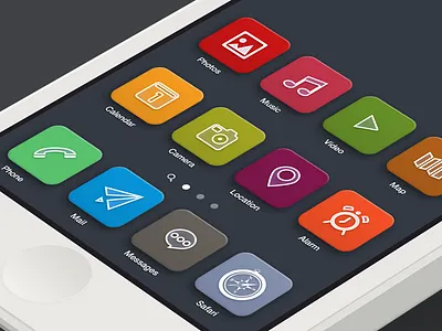 Icons alarm camera icons ios iphone location mail map music phone photos safari video