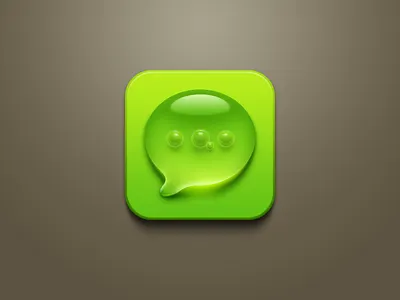 Droplet + air bubbles SMS icon [PSD available] air bubbles droplet icon sms