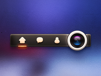 Tabbar.gif animation app camera design effect gif icons ios lens light scroll tabbar ux