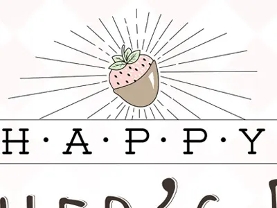 Happy Mother's Day! checkered chocolate mothers day strawberry