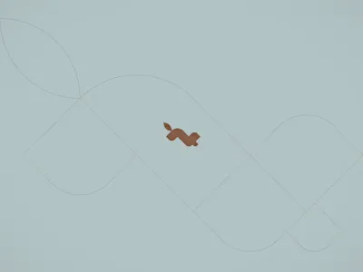 Mink animal brand branding icon identity logo minimal