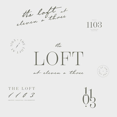 Brand Development for Loft 1103 brand designer brand development brand identity brand identity design branding coworking space design designer graphic design graphic designer logo logo design logo designer logo identity logo suite typography ui ux vector visual identity