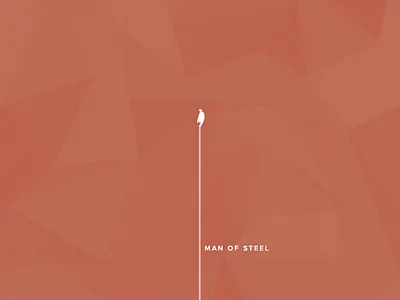 Superman Man Of Steel Vintage Poster flying kryptonite man poster red silouhette sky steel superman vintage
