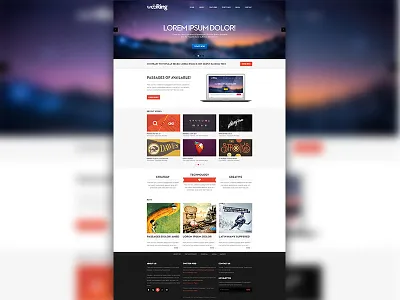 Webring Homepage Template agency akmurat clean company free free psd free template interface istanbul logo main muratak portfolio psd psd download psd website template theme themeforest web website