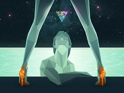 Summer Kickoff gay illustration night pool poster summer