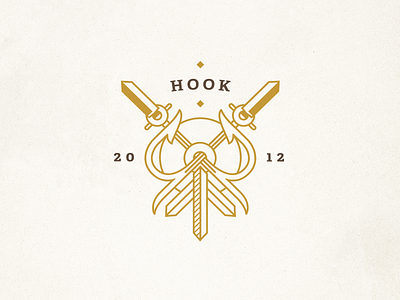 Hook aro branding design hook logo vector