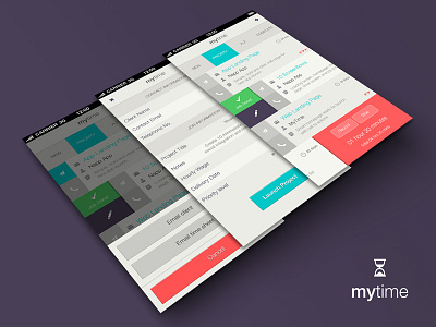 Client manager app app application client design icon interface ios iphone job mac management presentation project screen time tracker ui ux