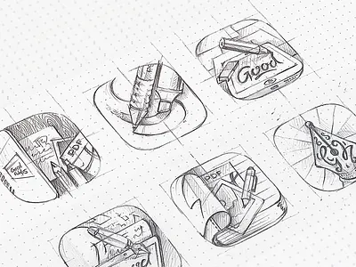 GoodNotes icon in process apple book drawing icon ios ipad iphone marker notes paper pen pencil sketch