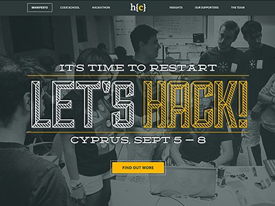 Hackcyprus adelle adelle sans hackathon hackcyprus landing page