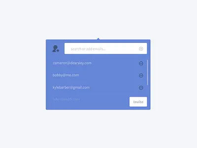 Invite email interface interview kira landing modal popover ui ux video wip