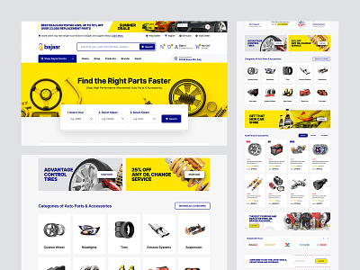 Auto Parts and Tools Shop WooCommerce WordPress Theme branding design ecommerce ecommerce layout flat landing page shop website store theme tools shop typography ui ux web website woocommerce wordpress