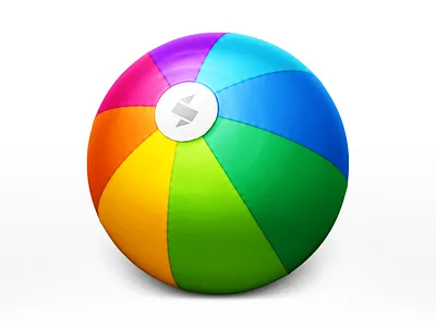 Skala beachball fabric icon logo plastic preview rainbow skala stitching