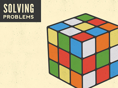 Solving Problems Slide fowd keynote rubik cube slide