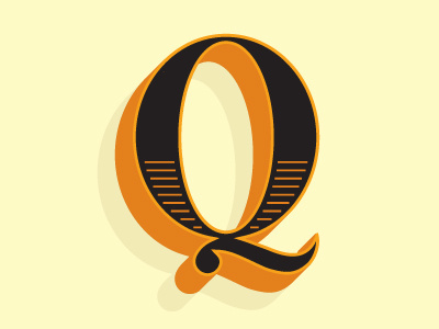 Letter Q font iampablo lettering pablo moreno type typography