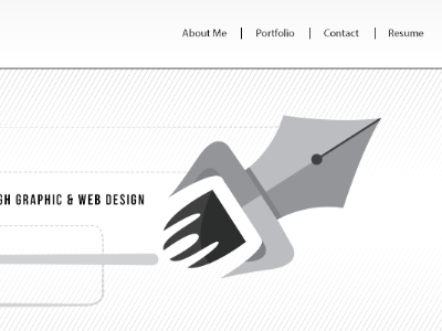 Personal Portfolio Website about me banner identity navigation pen tool personal website portfolio rocket website