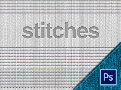 Stitches - Free PSD denim free freebie psd stand stitch stitches textile