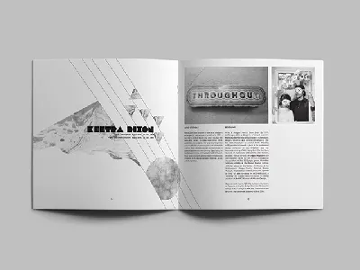 "Non-Text" Catalog Design catalog client collage concept conceptual editorial exhibition experimental gradient illustrator layers line mock mock up mockup nontext overlapping print promotional publication shape texture up