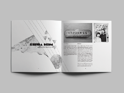 "Non-Text" Catalog Design catalog client collage concept conceptual editorial exhibition experimental gradient illustrator layers line mock mock up mockup nontext overlapping print promotional publication shape texture up