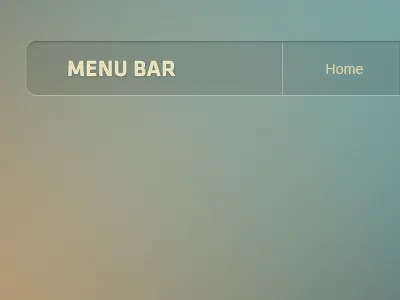 Transparent Nav avatar button gradient interface menu navigation notification transparent ui webdesign