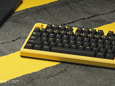 LAYER75 75 dot works gasket hot swap keyboard keycaps