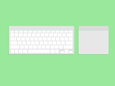 Keyboard + Trackpad illustration keyboard pastel sketch sketch app trackpad vector