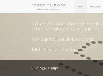 Kendrick Rose - Home bespoke recruitment