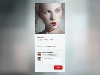 Pinterest Thumb comment dislike download freebie like pakistan pinterest psd file red repin thumbnail ui button ui design