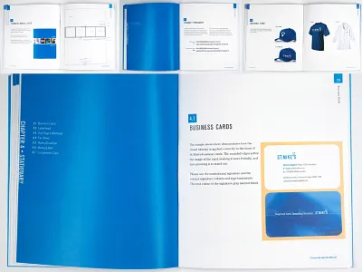 St. Mike's Hospital Corporate Identity Mock Rebrand brand guide branding business card corporate id corporate identity hats hospital id identity mock rebrand shirts typography