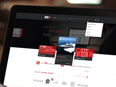 IDS Astra business carl913 cool dark dealer grey icon integrated inteligence marine red rv systems template trailers white