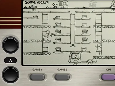 Iphone Retrogame interface ios iphone uiux