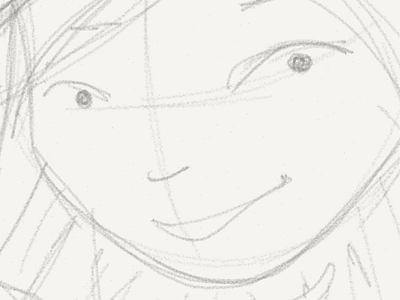 Lexi1 character design concept paper sketch