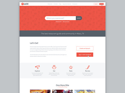 Eat icons illustration responsive web web design