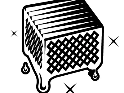 milk-crate of records logo study 1200 candy dj drip drops honey identity liquid logos music syrup turntable