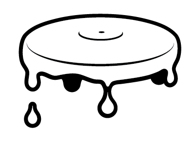 Dripping CD/vinyl logo study 1200 candy cd dj drip drops honey identity liquid logos music syrup turntable vinyl