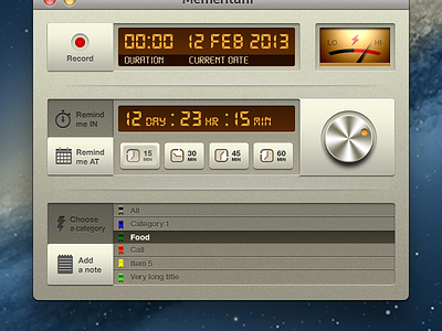 OSX app concept app mac osx timer