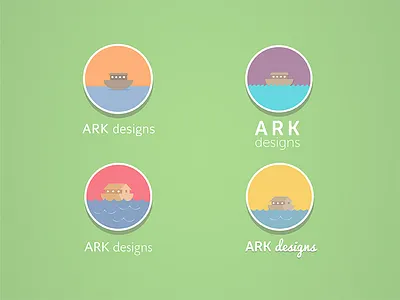 Ark Design Logo art branding branding design colour design flat gui illustration illustrator logo london photoshop playful rebrand rebranding ui ux vector
