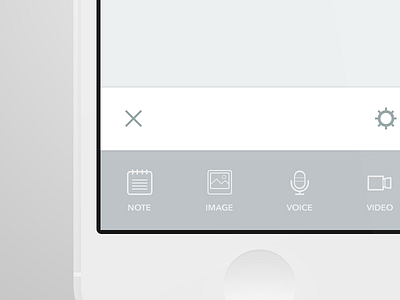 Submenu app clean clean ui design grey greyscale ios iphone simple ui ui design white ui