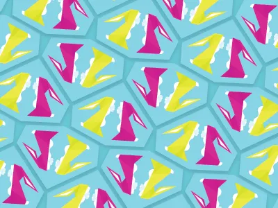 Rabbit pattern bunnies girls kiss pattern people rabbits