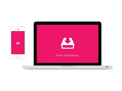 Free Vector Macbook and iPhone 5 apple device download flat free iphone macbook vector