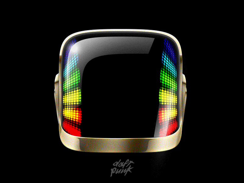 Animated Daft Punk app icon animated animation app app icon daft punk get lucky icon ios