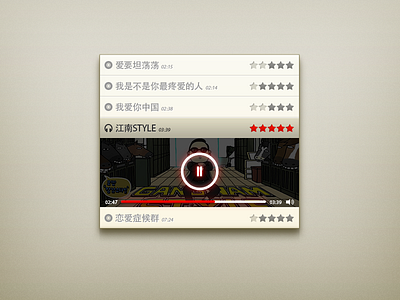 Music Player Gif 3.0 control icon music pause play back player ui